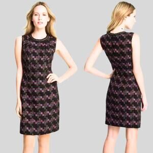 TRINA TURK Good Night Tweed Dress Size 14